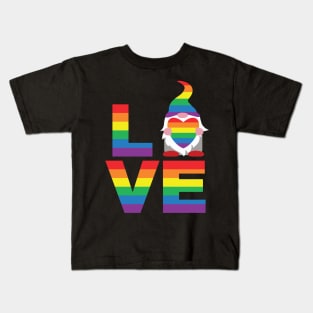 LGBT Valentine Gnomes Gift Kids T-Shirt